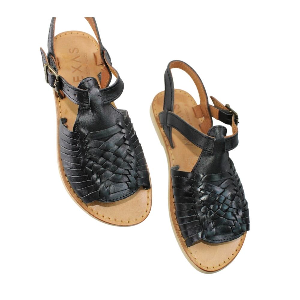 Mexas Maya Black Sandals- Huaraches NWT Summer Sandals - Picture 6 of 6